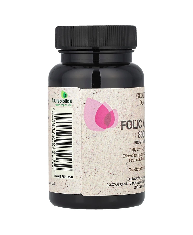 Futurebiotics Folic Acid From Lemon Peel 800 mcg