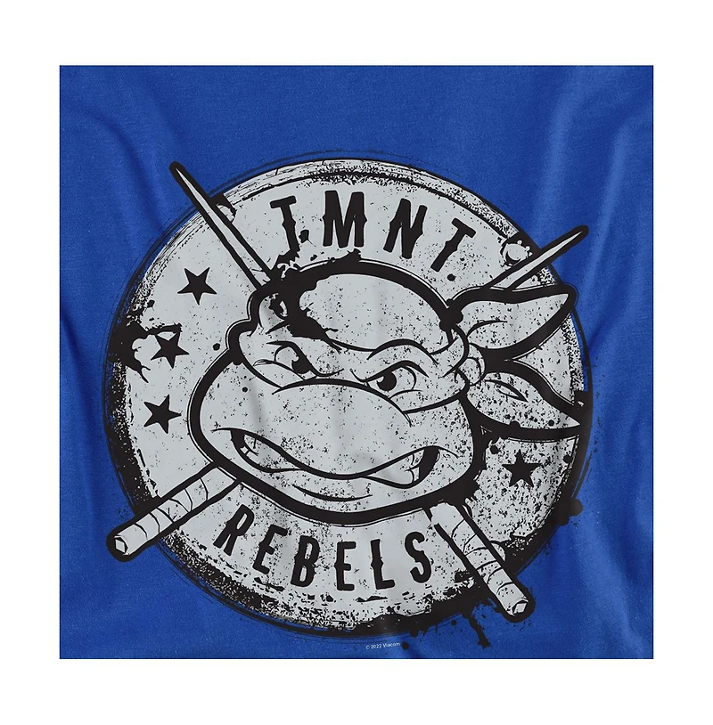 Logovision Men's Teenage Mutant Ninja Turtles Rebels Badge T-Shirt