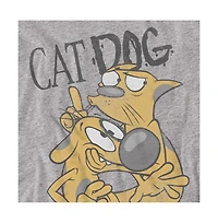 Logovision Men's Catdog Stuck Together T-Shirt