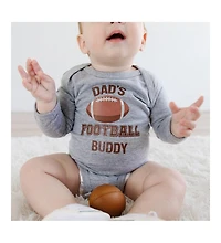 Sweet Wink Baby Boy Dad's Football Buddy Long Sleeve Bodysuit