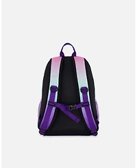 Deux par Deux Girl Kids Backpack Purple Gradient - Toddler|Child