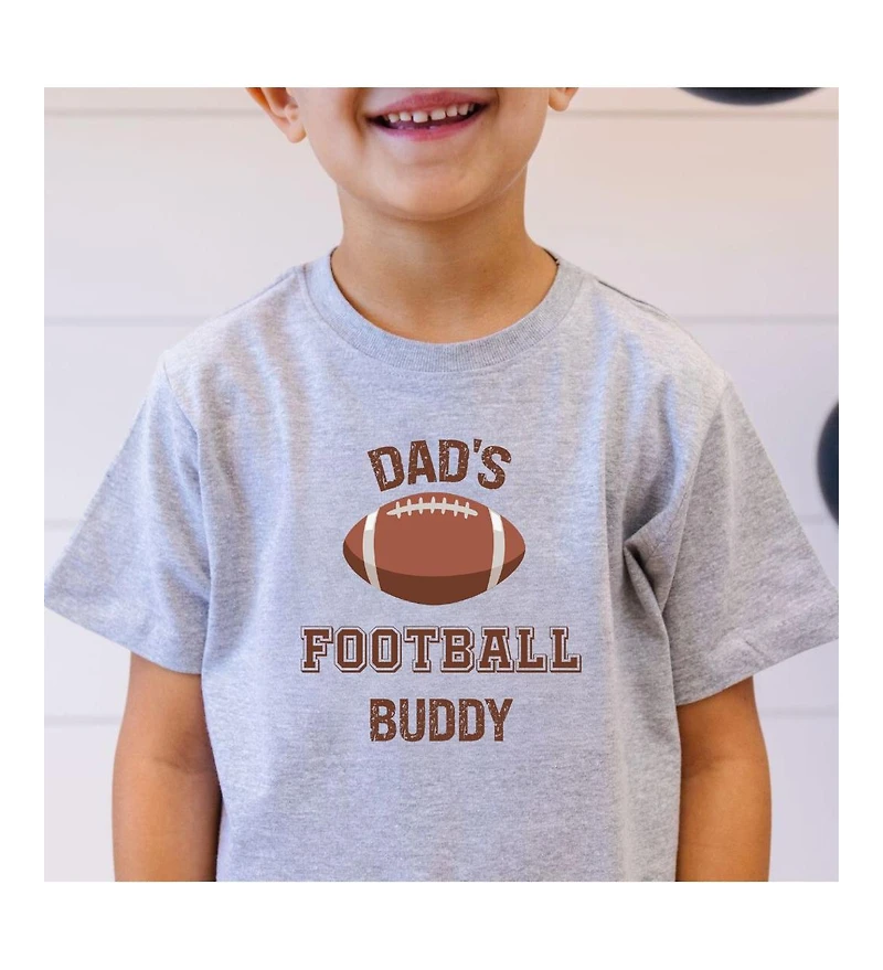 Sweet Wink Baby Boys Dad's Football Buddy Short Sleeve T-Shirt