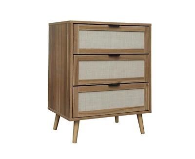 Casainc Rattan Storage Cabinet with 3 drawer