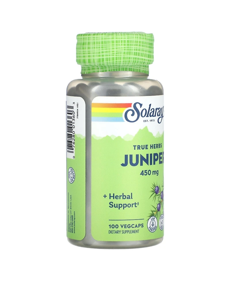 Solaray True Herbs Juniper 450 mg