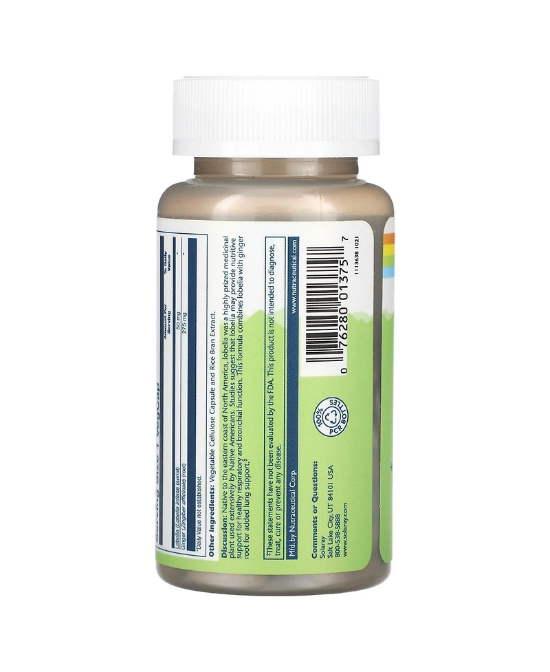 Solaray True Herbs Lobelia