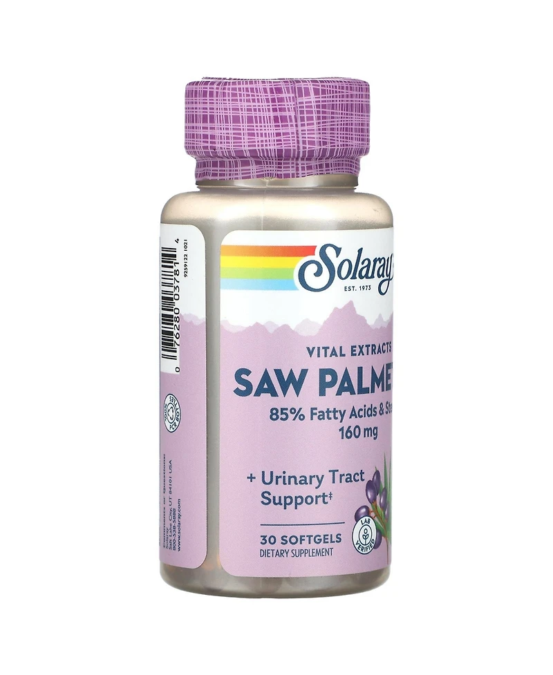 Solaray Vital Extracts Saw Palmetto 160 mg