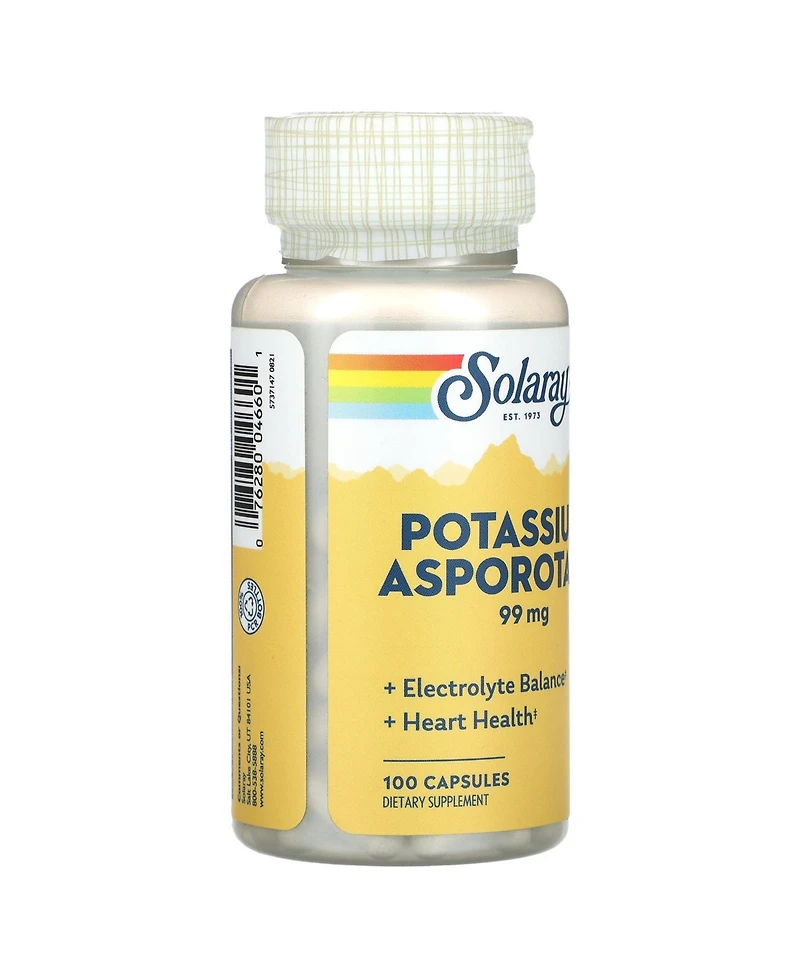 Solaray Potassium Asporotate 99 mg