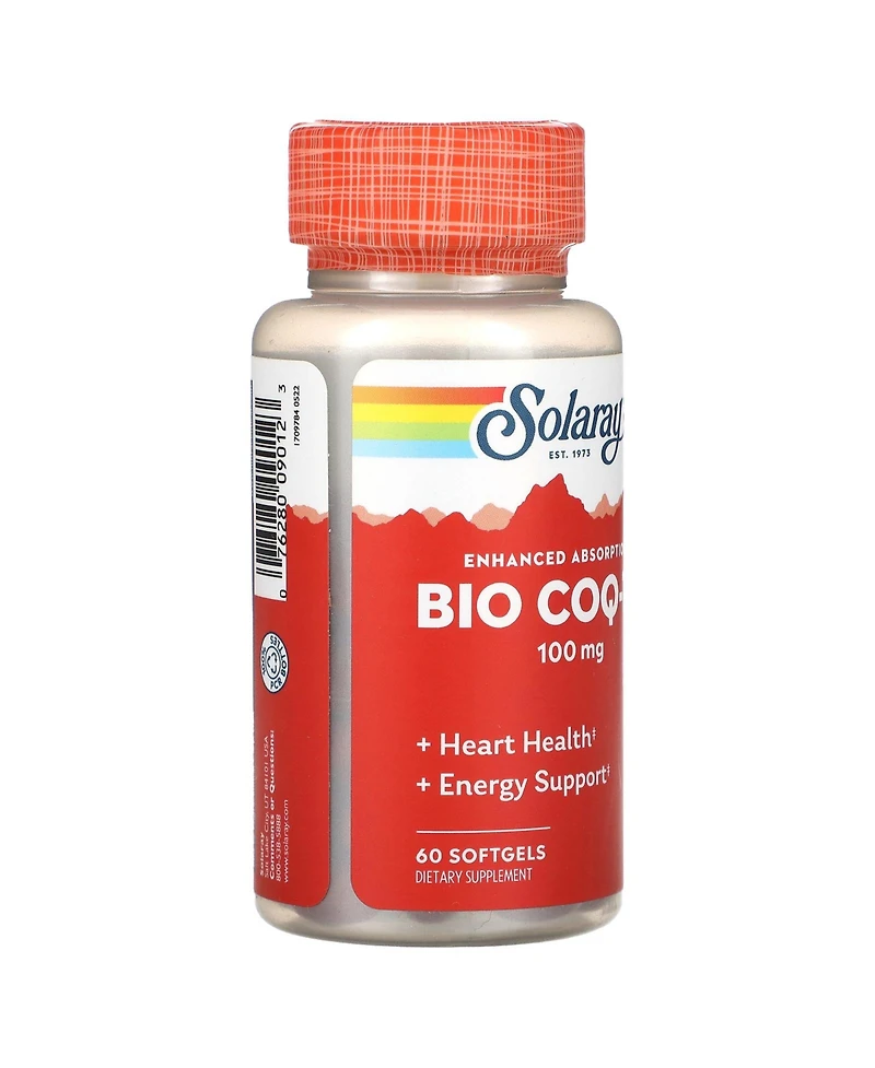 Solaray Bio Coq-10 Enhanced Absorption 100 mg