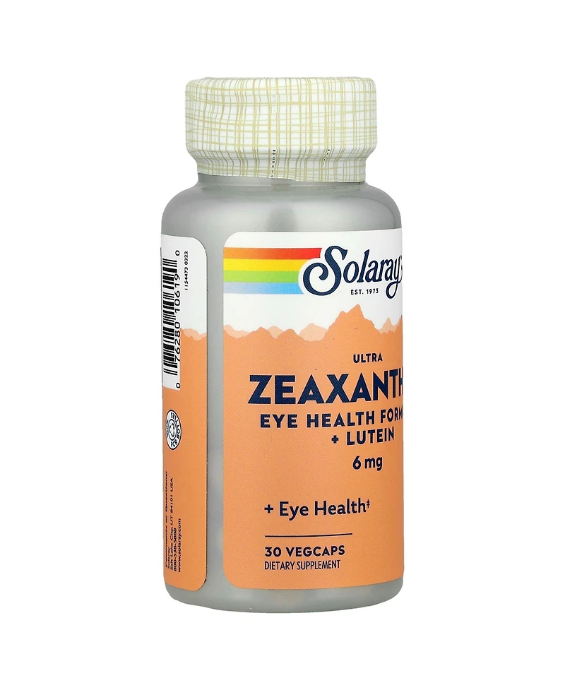 Solaray Ultra Zeaxanthin Eye Health Formula + Lutein