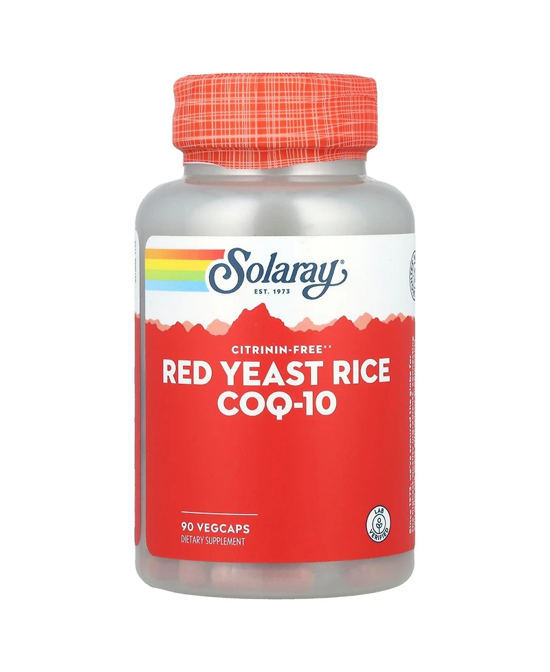 Solaray Red Yeast Rice CoQ-10 - 90 VegCaps