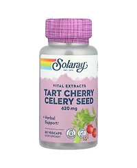 Solaray Tart Cherry Celery Seed - 60 VegCaps