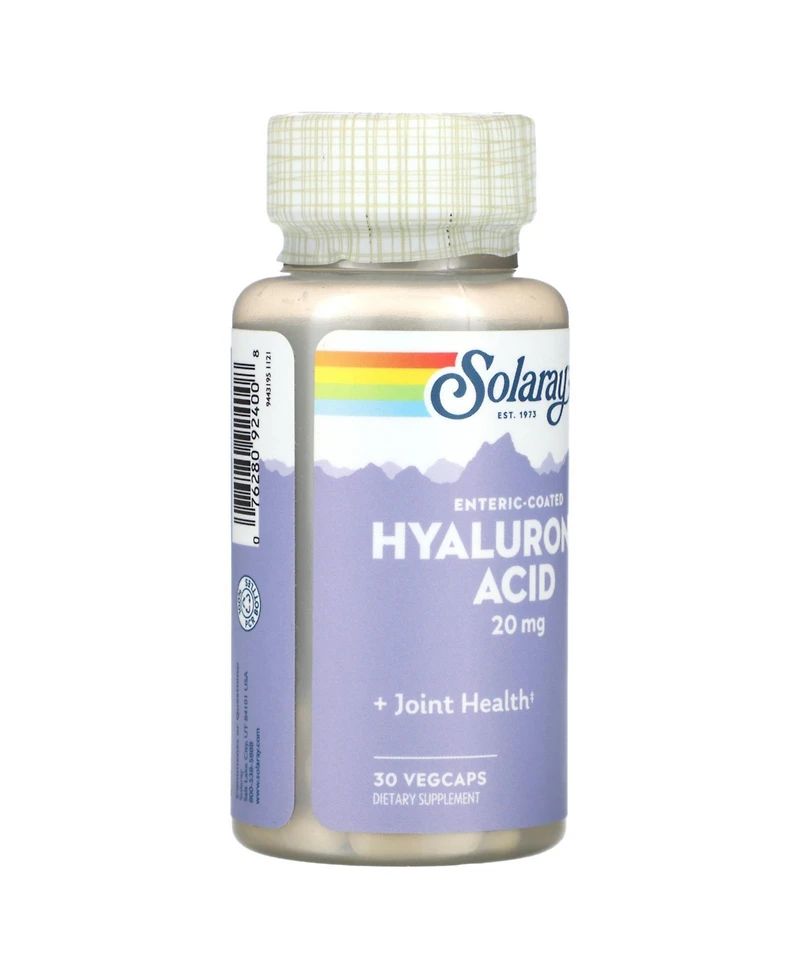 Solaray Enteric-Coated Hyaluronic Acid 20 mg