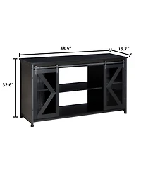 Casainc 58.9"L x 19.7"W 32.6"H Storage Cabinet