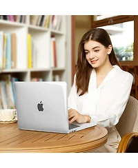Yunzii Compatible with MacBook Air 13 inch Case 2025 2024 2023 2022 M4 A3240 M3 A3113 M2 A2681, Plastic Hard Shell&Keyboard Cover&Screen Film&Type C f