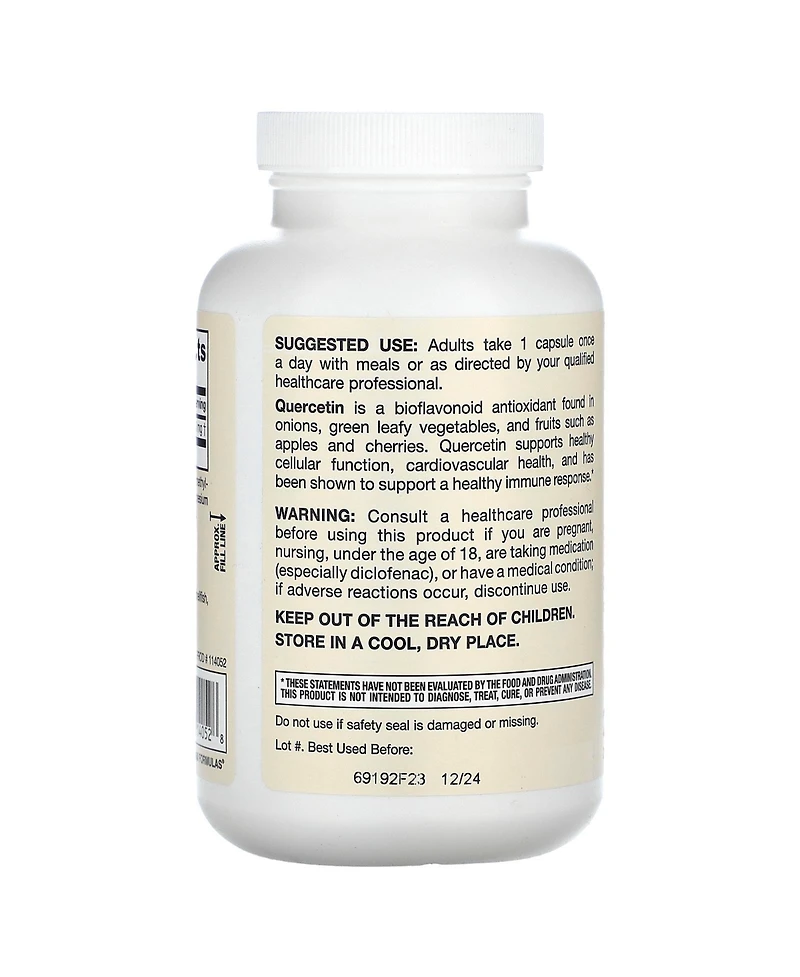 Jarrow Formulas Quercetin 500 mg