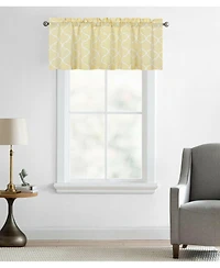 Kate Auroras Trellis Lattice Rod Pocket Valance - 56 in. W x 18 L