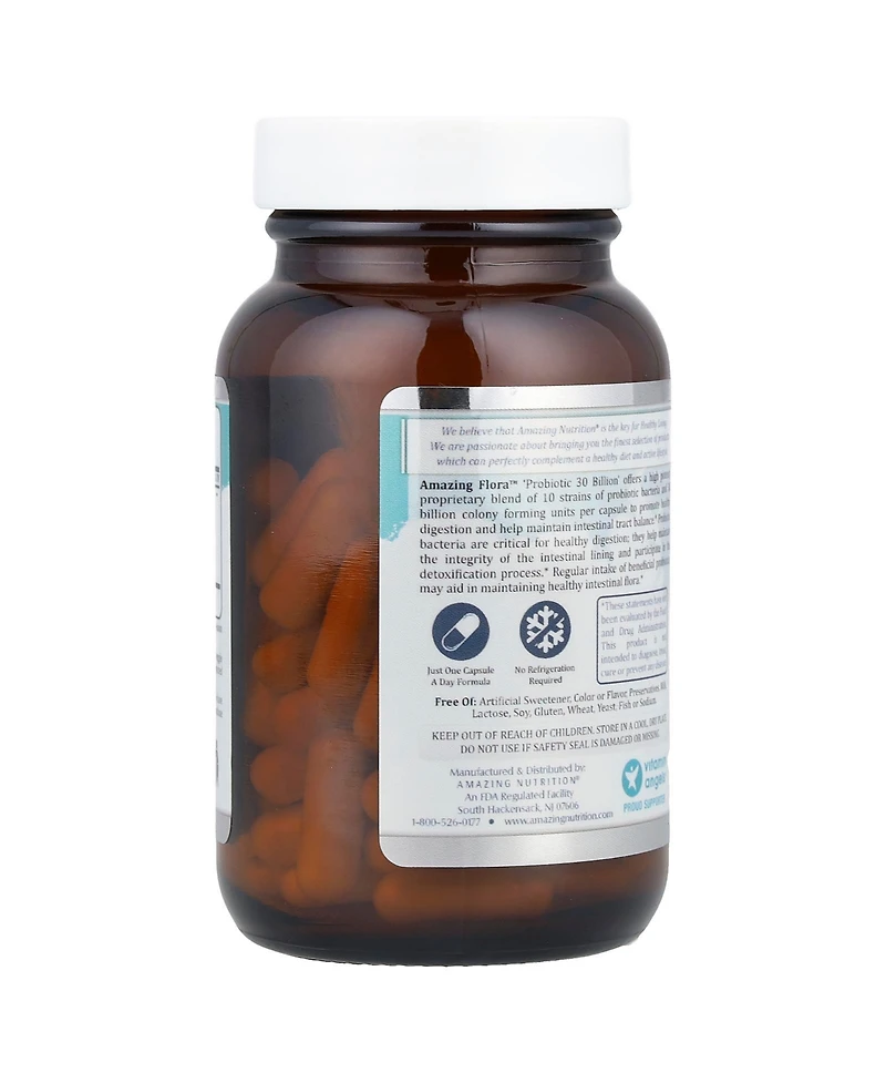 Amazing Nutrition Amazing Flora Probiotic 30 Billion Cfu