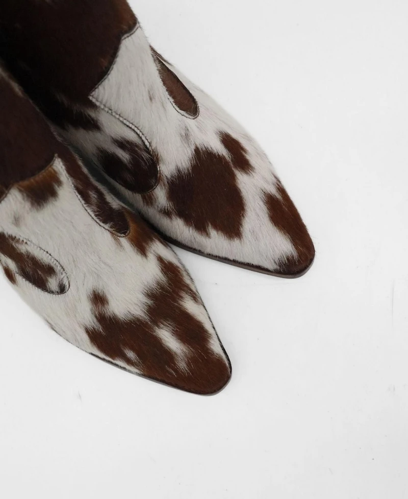 Stivali New York Women's Nomad Cowhide Leather Cowboy Booties