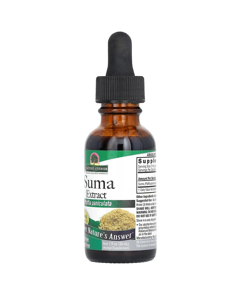 Nature's Answer Suma Extract Alcohol-Free 670 mg