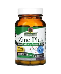 Nature's Answer Zinc Plus 25 mg - 60 Vegetarian Capsules
