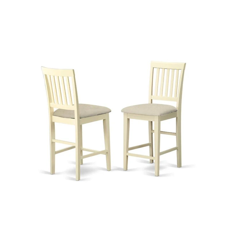 East West Furniture 5 Pc counter height set - Dining Table and 4 counter height Dining chair.