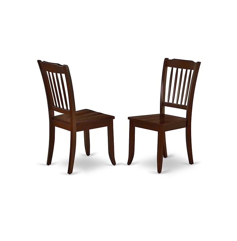 East West Furniture Dining Room Set Mahogany