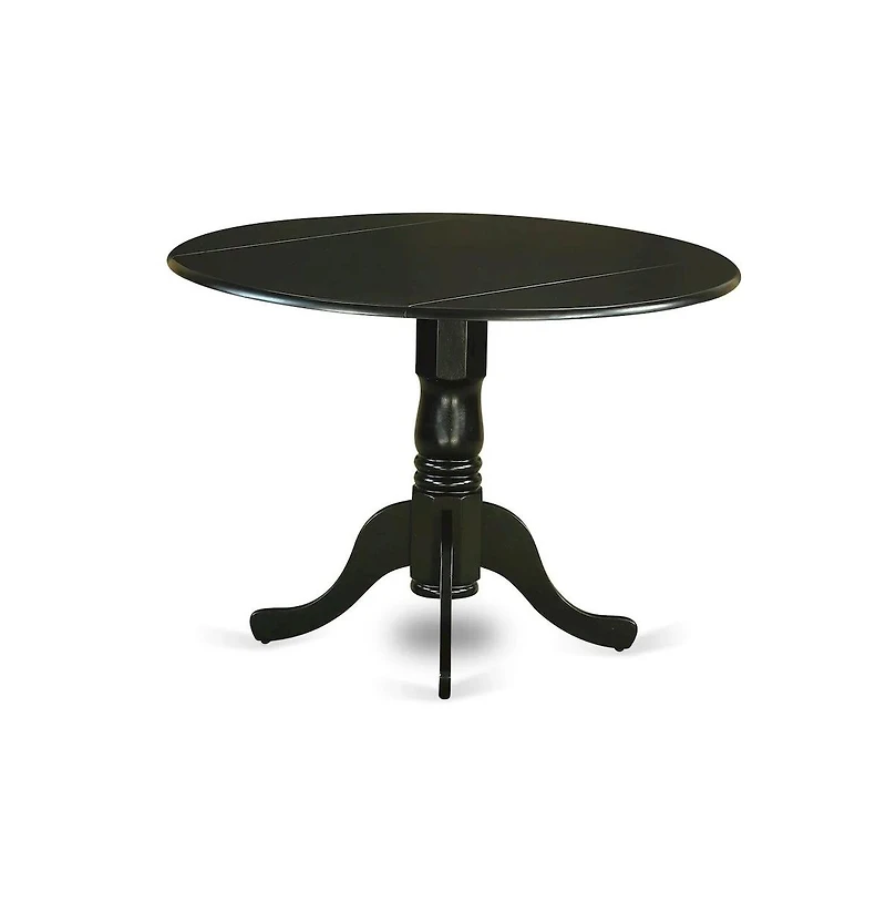 East West Furniture Dining Room Set Black