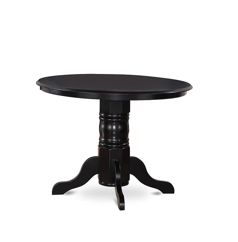 East West Furniture Dining Room Set Black