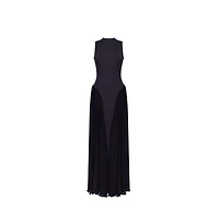 Milla Women's Elegant mock neck maxi dress