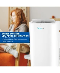 Portable Air Conditioner - Compact Home A/C Cooling Unit with Built-in Dehumidifier & Fan Modes, Includes Window Mount Kit (14,000 Btu