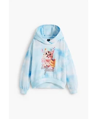Desigual Girls's Cat clouds sweatshirt