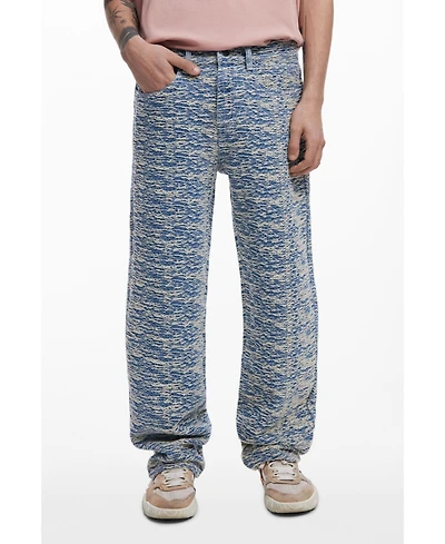 Desigual Men's Mottled denim trousers