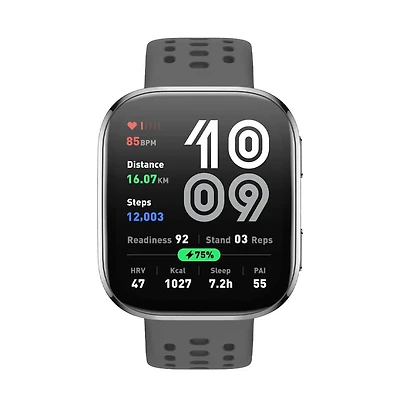 Amazfit Bip 6 Health and Fitness Tracker - Charcoal
