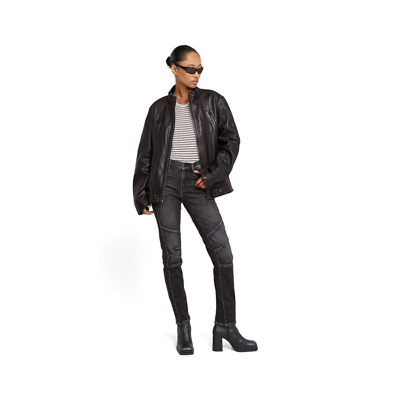 G-Star Women's Ace 2 Biker Slim Straight Jeans