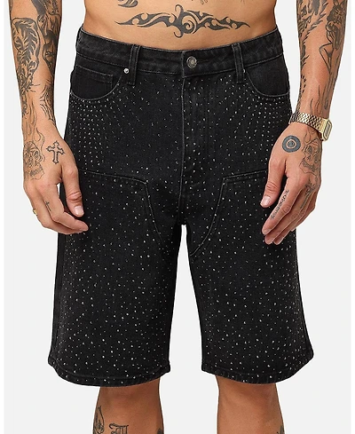 Xxiii Men's Diamond Buckle Back Jorts