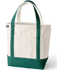 Lands' End 4 Pack Canvas Pocket Tote Bundle