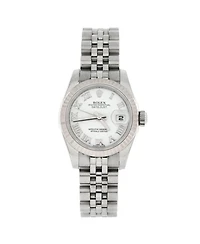 Pre-Owned Rolex Oyster Perpetual Datejust Automatic Watch in Stainless Steel and White Gold 26mm