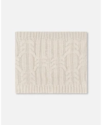 Deux par Kids Unisex Lined Winter Neckwarmer Off-White - Toddler|Child