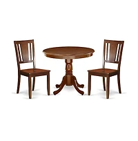 East West Furniture Dining Room Set Mahogany
