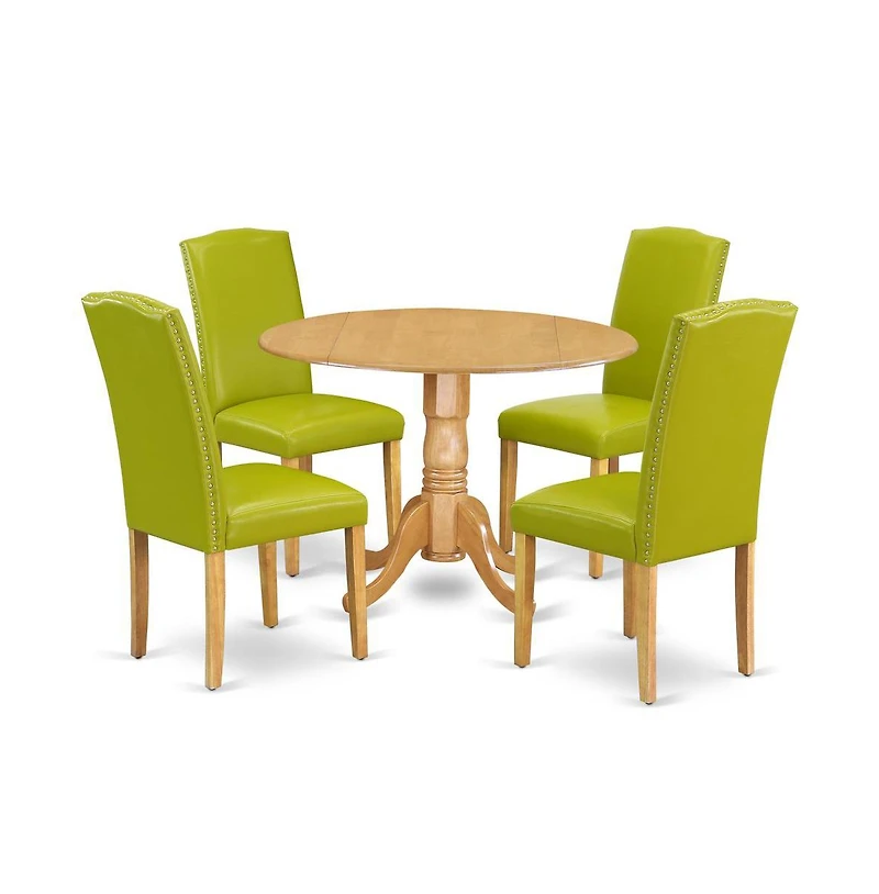 East West Furniture Dining Room Set Oak