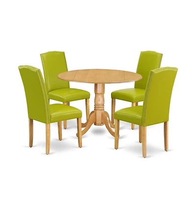East West Furniture Dining Room Set Oak