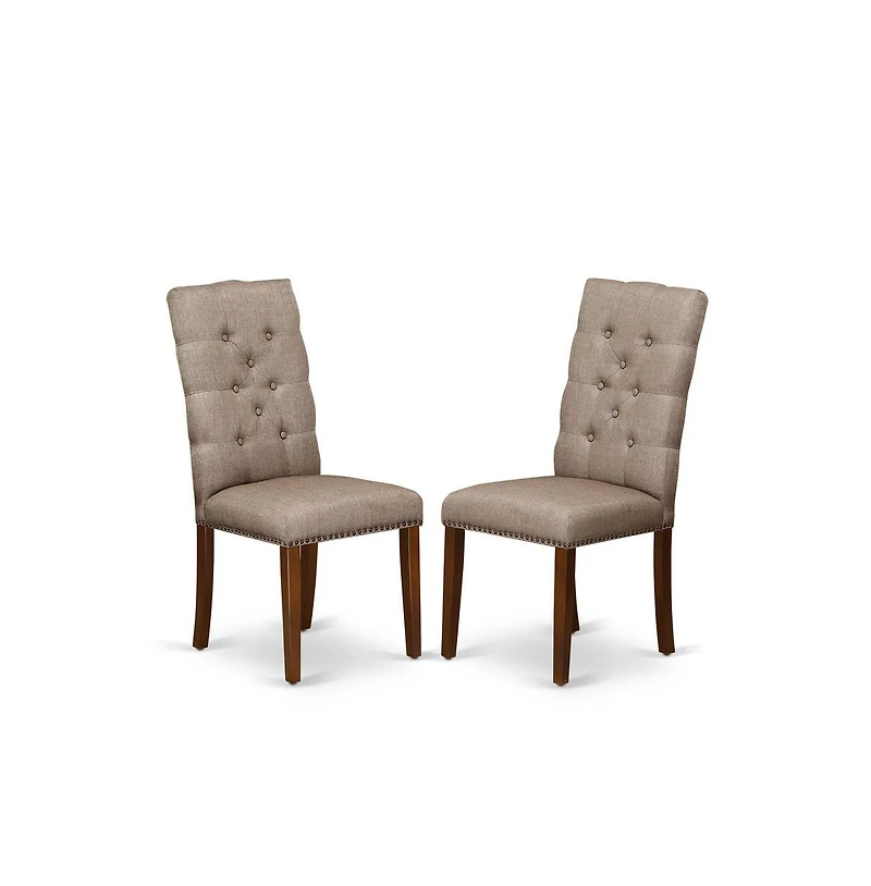 East West Furniture Dining Room Set Mahogany