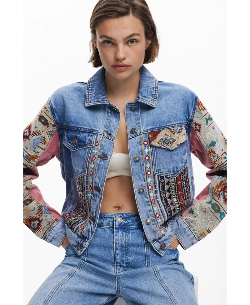 Desigual Women's Boho denim jacket