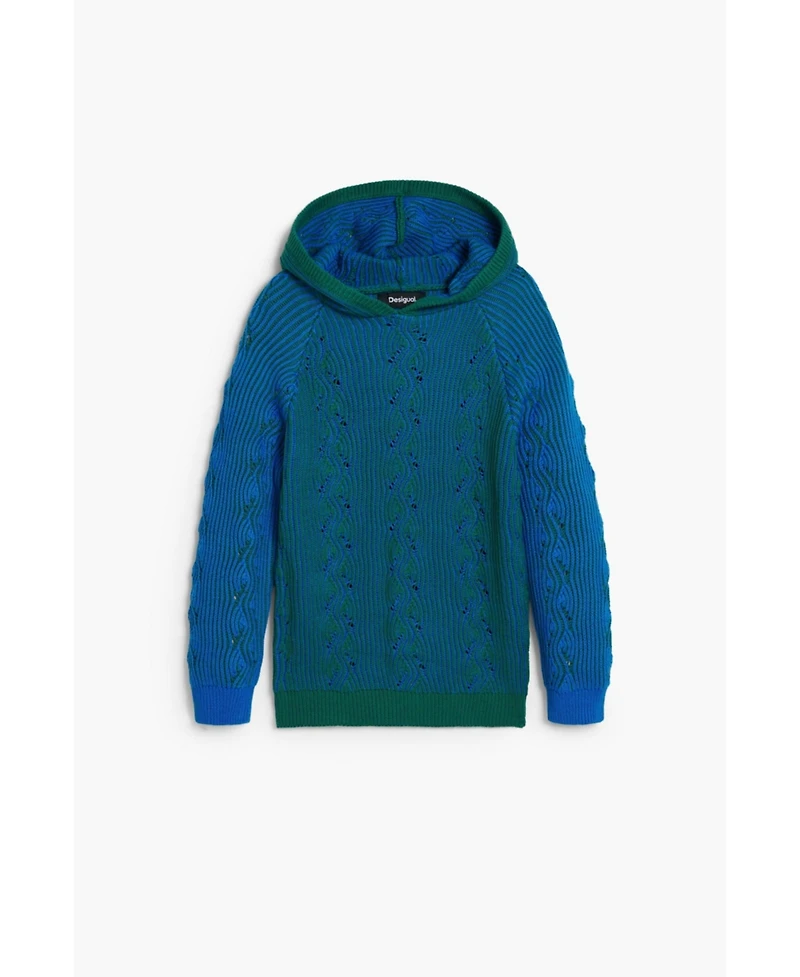 Desigual Boys's Blue hooded sweater