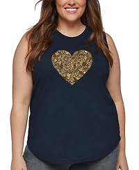 La Pop Art Plus Fall Vibes Word Tank Top