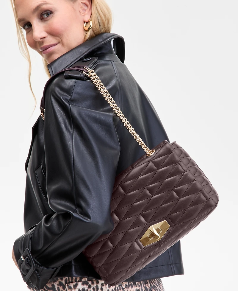 I.n.c. International Concepts Soft Ajae Quilted Shoulder Bag, Exclusively at Macy's