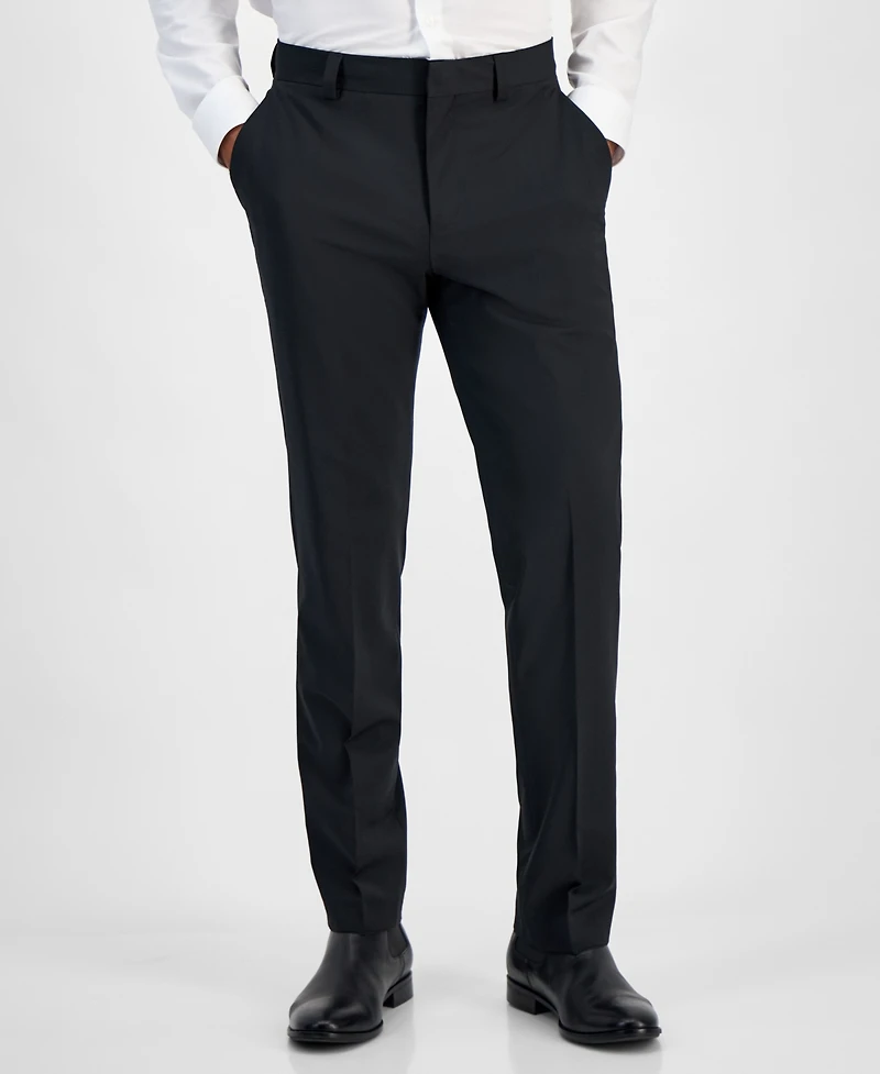 Hugo by Boss Men's Modern-Fit Solid Wool-Blend Suit Separate Pants