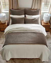 Levtex Velvet Stitch 2-Pc. Sham Set, European