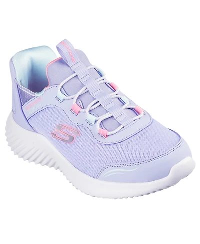 Skechers Little Girl's Slip-Ins: Bounder - Simple Cute Casual Sneakers from Finish Line