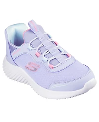 Skechers Little Girl's Slip-Ins: Bounder - Simple Cute Casual Sneakers from Finish Line
